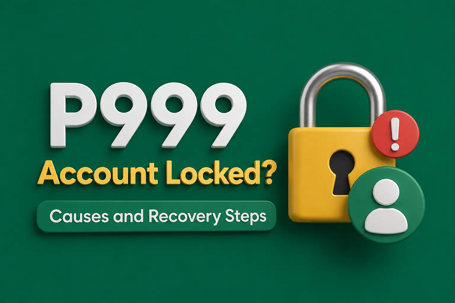 A large padlock beside an account avatar, both marked with red alert badges